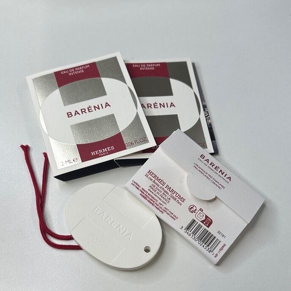 Hermès BARENIA intense bundle Ceramic scent holder & 2- 2ml sample sprays.